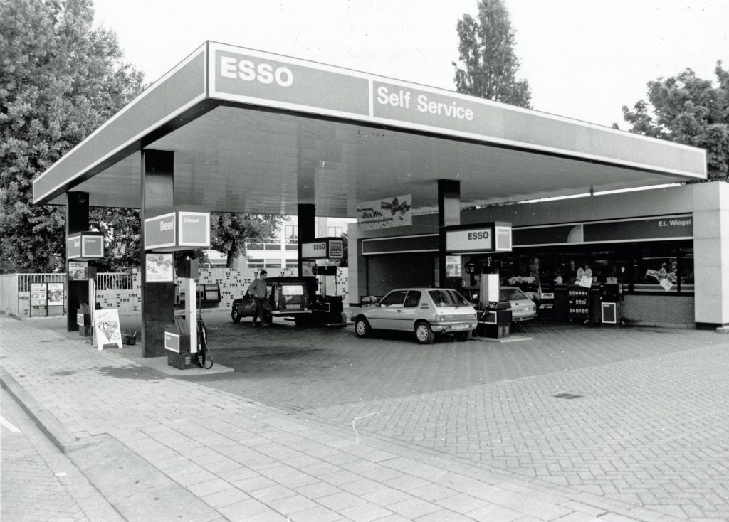 Benzinestation in Arnhem