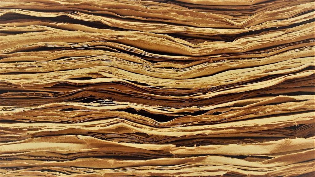 Oud papier in Arnhem